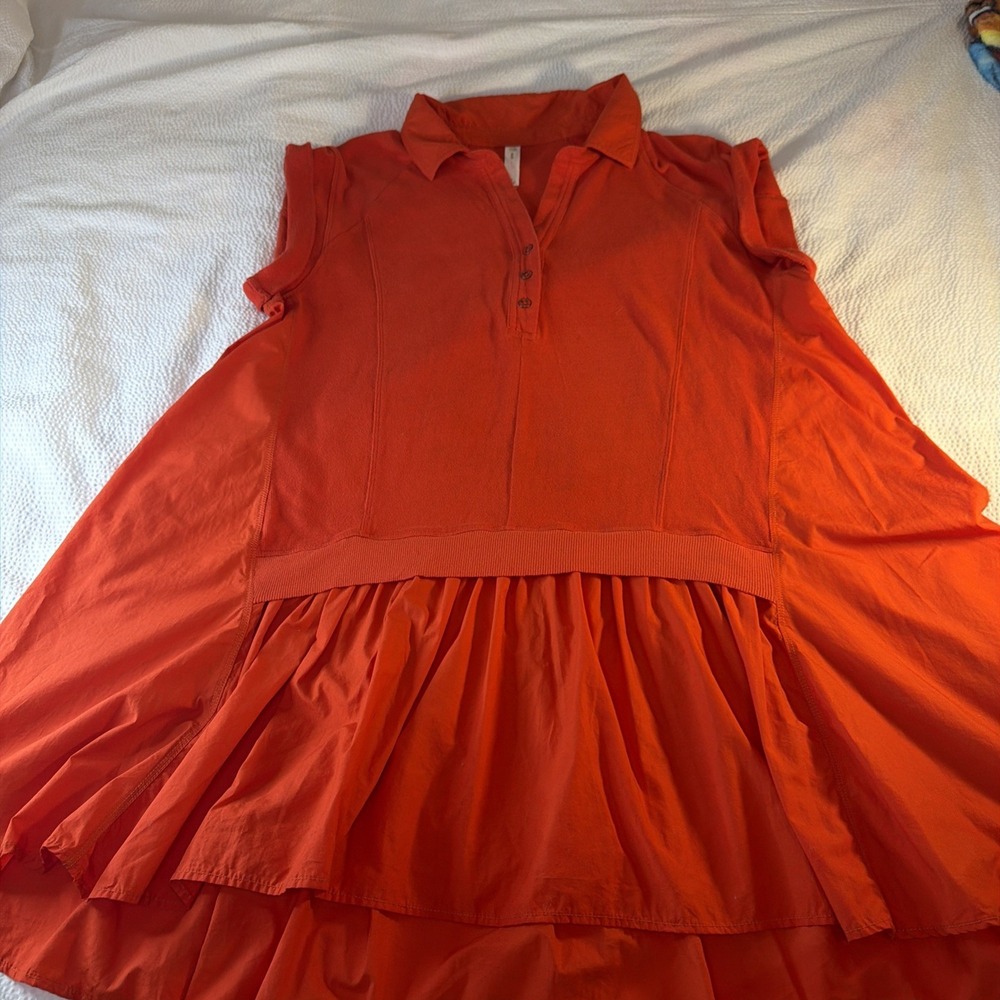 Daily Practice By Anthropologie Red Oversized Dress Size M